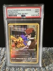 Pokemon Pikachu Holo Full Art Secret Rare Card Cosmic Eclipse 241/236 PSA 9