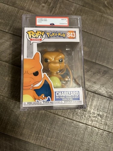 Charizard 843 Funko Pop Graded PSA 8 Pokemon Christmas Gift For Pokemon Fan