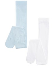 Trimfit Girls 2-Pk. Glitter Heart  Solid Tights