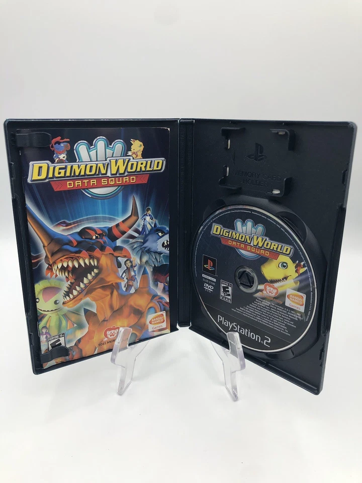 Digimon World: Data Squad (Sony PlayStation 2, 2007) PS2 CIB Complete w/ Manual - Image 2 of 4