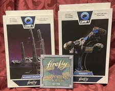 Loot Crate Firefly Lot of 3 Independents Patch Q Craft Serenity Alliance Cruiser
