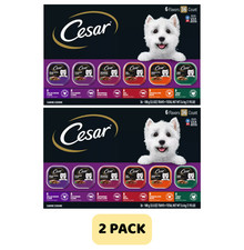  2 Pack Cesar Classic Loaf In Sauce Wet Dog Food Variety Pack, 3.5 Oz, 36 Count