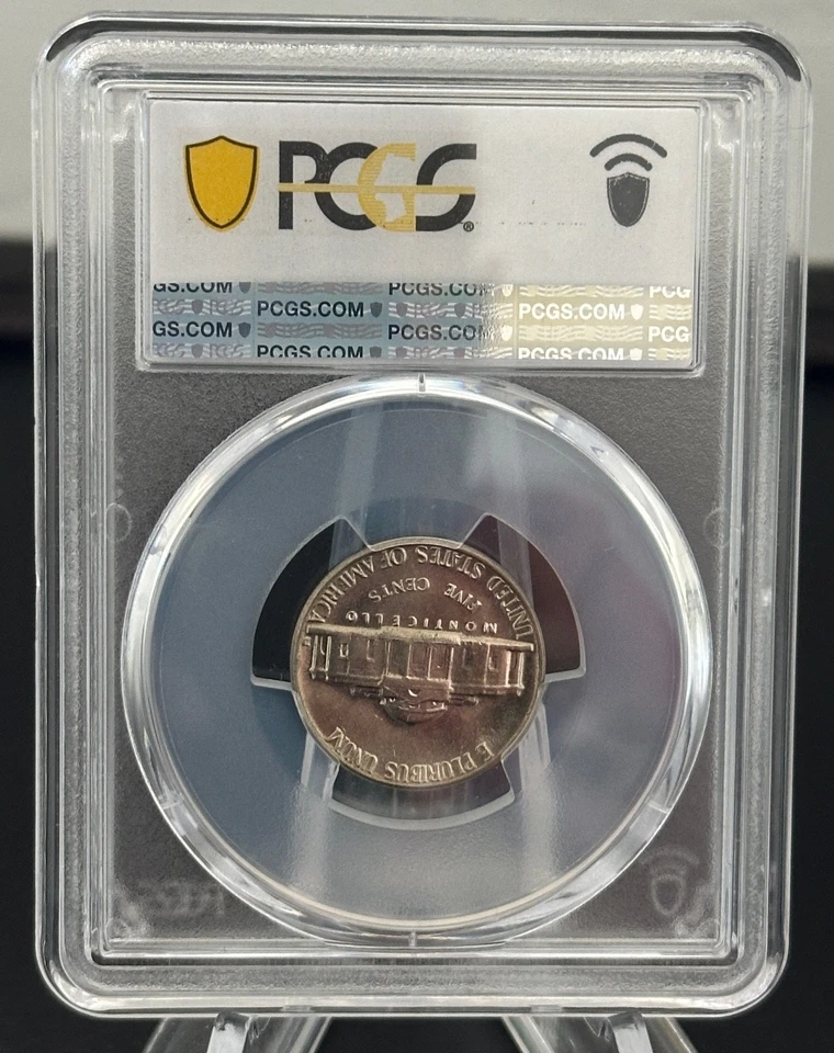 Níquel 1964-D certificado PCGS MS64 [59869381] Foto 4 de 4
