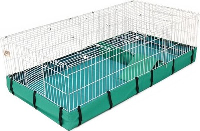 MidWest Homes Pets Guinea Habitat Plus Cage Includes Divider Panel & Hinged Top