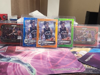 WWE Topps Chrome And Panini Select WES LEE NXT Card Lot (5)