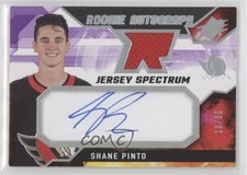 2021-22 SPx Rookie Auto Jersey Spectrum 13/65 Shane Pinto #SP Auto 4z8