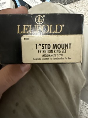 Leopold 1  STD Mount Extension Ring Set Medium Blue (770) 47881