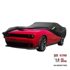 Full Exterior Cover with Driver Door Zipper Car Cover for Dodge Challenger
