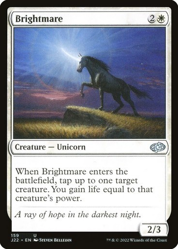NM Brightmare, MTG, Jumpstart 2022, Magic the Gathering, 159