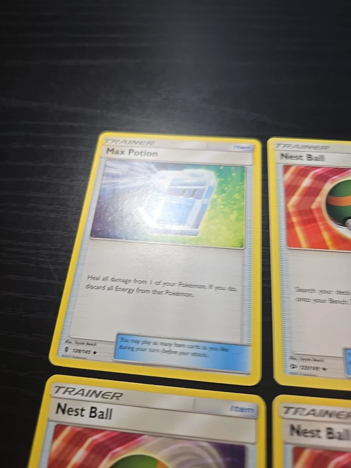 Max Potion 128/145 Rare Candy 129/149 Nest Ball 123/149 Pokemon Catcher 64/73 NM - Image 2 of 4