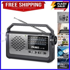 NOAA Weather AM FM Portable Radio,Battery Operated Radio by 3X D Cell Batteri...