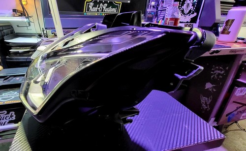 Headlight Assembly Headlamp Clear For Kawasaki 2010 2013 Z1000 Z 1000 ZR1000 - Picture 3 of 5