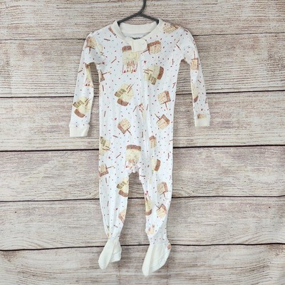 Burt's Bees 18 months Organic Cotton Pajamas Zip Footie Sleeper