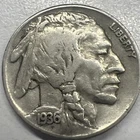 1936-S Buffalo Nickel - Actual Coin Shown - Great Value Always Here For You