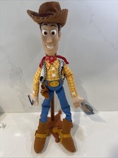 Disney Pixar Toy Story 2 Applause Woody Doll 16  Plush w/ Plastic Head D 