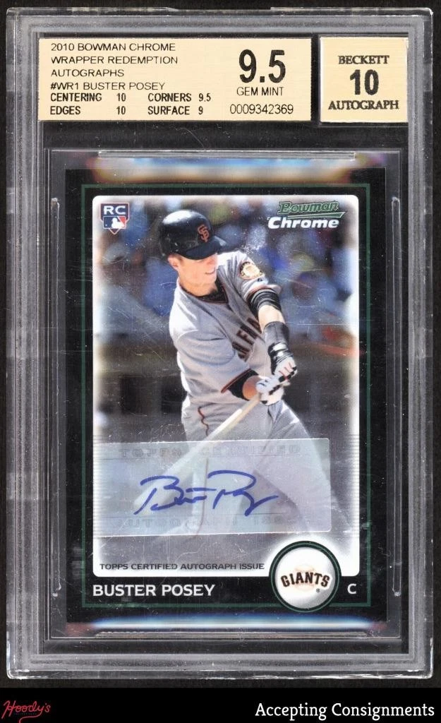 Buster Posey Autograph Baseball Cards for sale | eBay