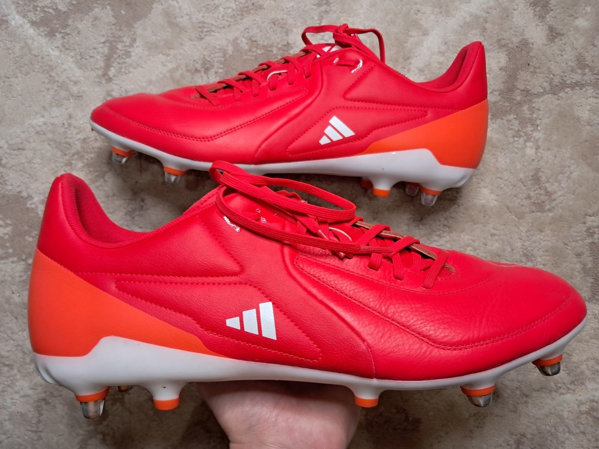 adidas RS15 Ultimate SG レッド Adidas Adizero RS15 Ultimate SG Rugby Cleats Lucid Red
