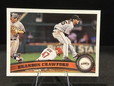 2011 Brandon Crawford Topps Update Rookie Card #US234