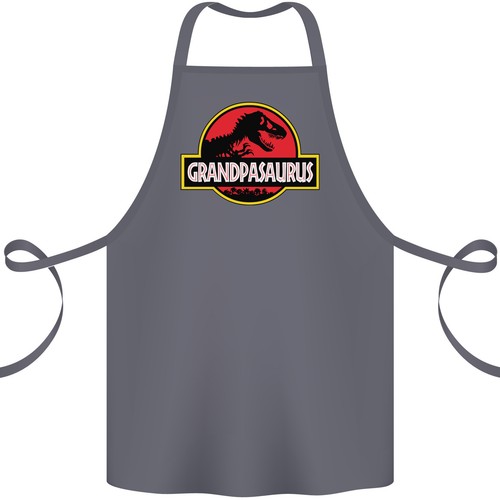 Grembiule Divertente Per Nonno 100% Biologico - Foto 11 di 30