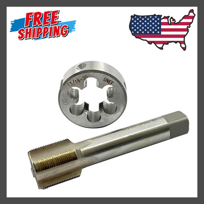 13/16-20 HSS Tap and Die Set，Unef Machine Thread Tap and UNEF round Thread Die R