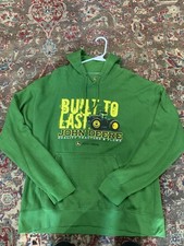 John Deere Hoodie Green Pullover  Built to Last" XL