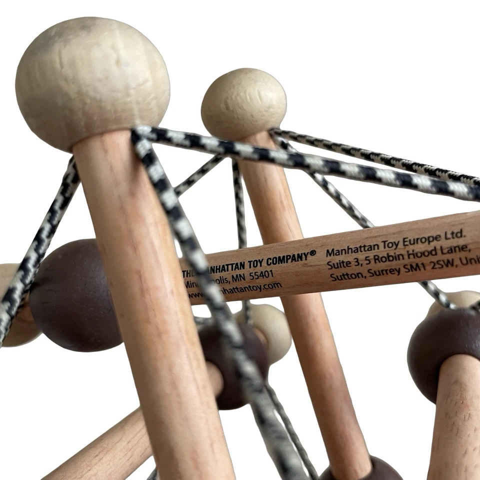 SKWISH The Manhattan Toy Company Juguete para Bebé Madera Desarrollo Cognitivo Marrón Foto 4 de 4