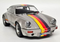 Solido 1/18 Porsche 911 Rsr Kremer Silver Rally 1973 Diecast Model Car