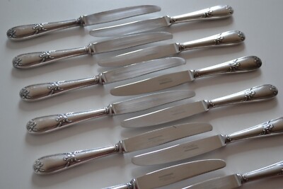 12 Fourchettes Diner Métal Argenté Frionnet François – Modèle Louis XV – 21 Cm