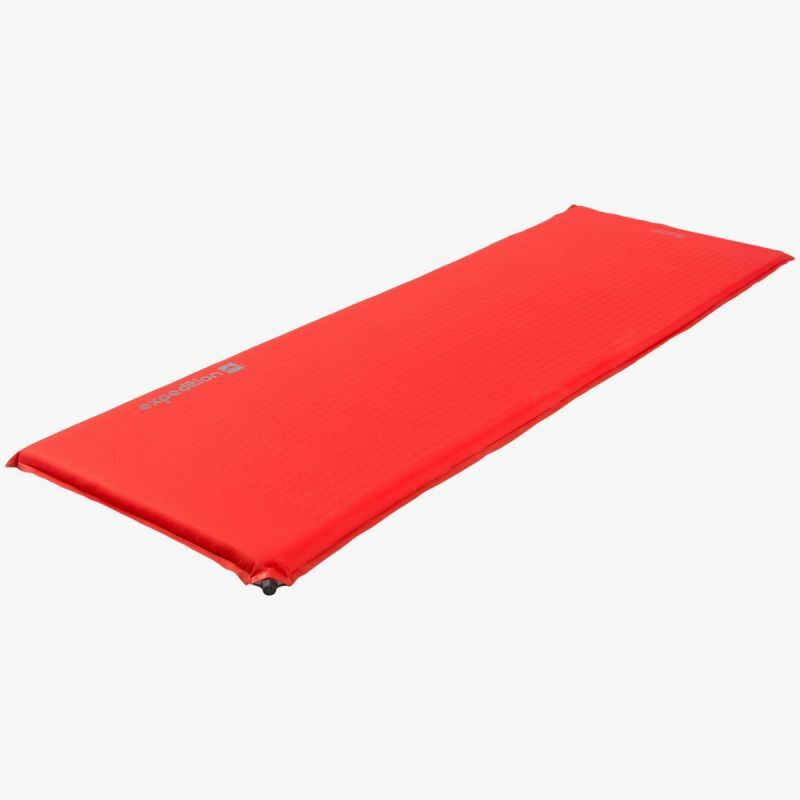 Colchón autoinflable Expedition nivel superior 5 cm de profundidad - rojo