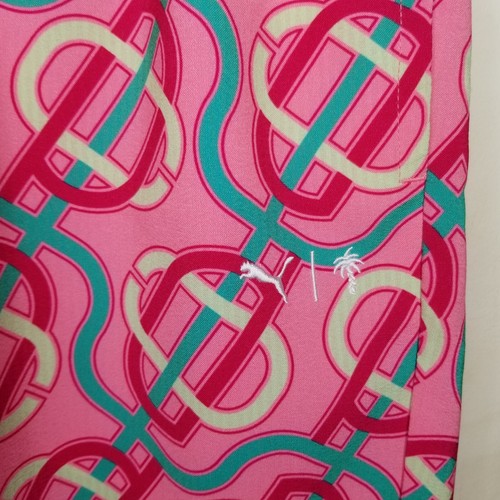 Puma X Palm Tree Crew 2 Piece Set Shirt Shorts Pink men's M L PTC - Picture 10 of 13