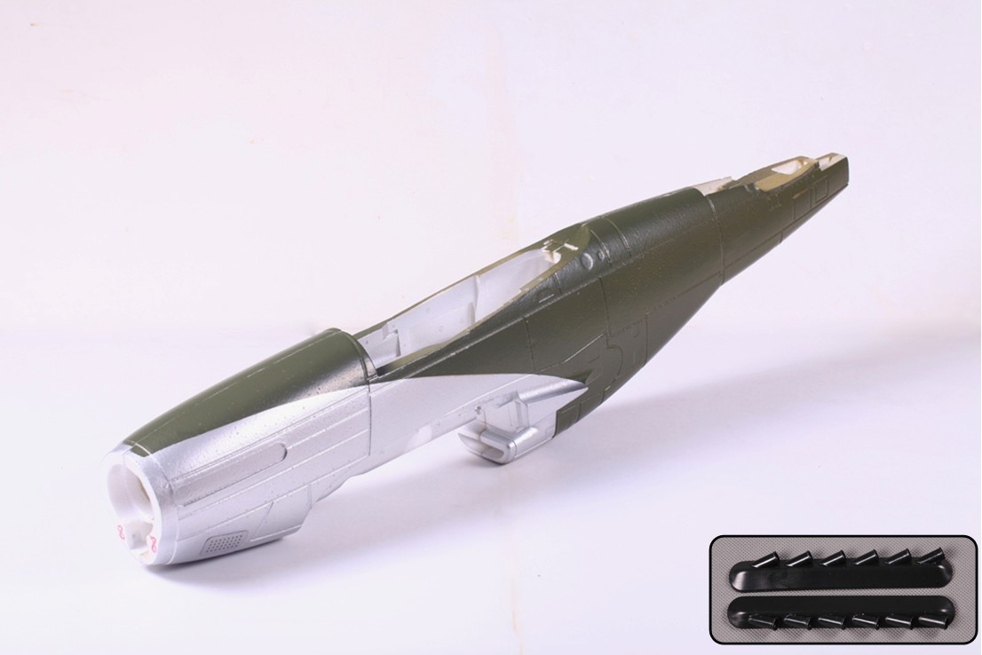 FS-SU101GF FMS P51 V7 V8 Gunfighter Fuselage W Plastic Parts Inst. FS-SU101GF FMS P51 V7 V8 Gunfighter Fuselage W Plastic Parts Inst.