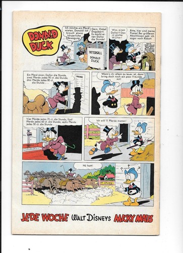 Micky Maus 1962 Nr.37 Ehapa Verlag komplett Z1 - Bild 2 von 2