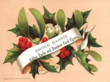 Smoke Harris' Golden Eagle & Business Card Cigars 1878 L. Prang