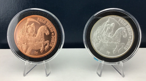 Niue 2021 Pale Horse-Four Horsemen of the Apocalypse 1oz Silver & Copper Coin