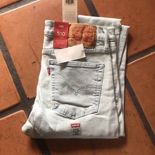 LEVI'S 510 MEN'S JEANS SIZE 31W 32L SKINNY FIT LIGHT BLUE SUPER SOFT FABRIC WOW
