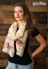 New USA Seller Harry Potter Hogwarts Marauders Map Scarf