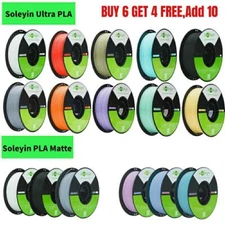 Creality Soleyin Ultra PLA 3D Printing Filament 1.75 1kg for 300mm/s High Speed