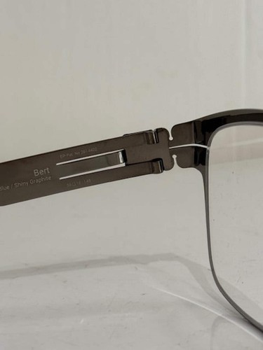 Eyewear Ic! Berlin Bert 56 16 150 Marine Blue Shine Graphite 100% Authentic - Picture 6 of 12