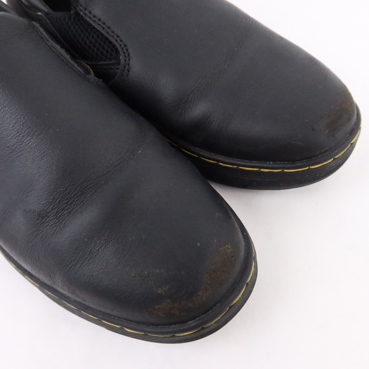 Black Dr Martens Brockley Slip On Marten's Brockley SR Shoes Men's