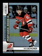 Will Butcher 2017-18 UD O-Pee-Chee Update Hockey #636 Rainbow Foil RC NJ Devils