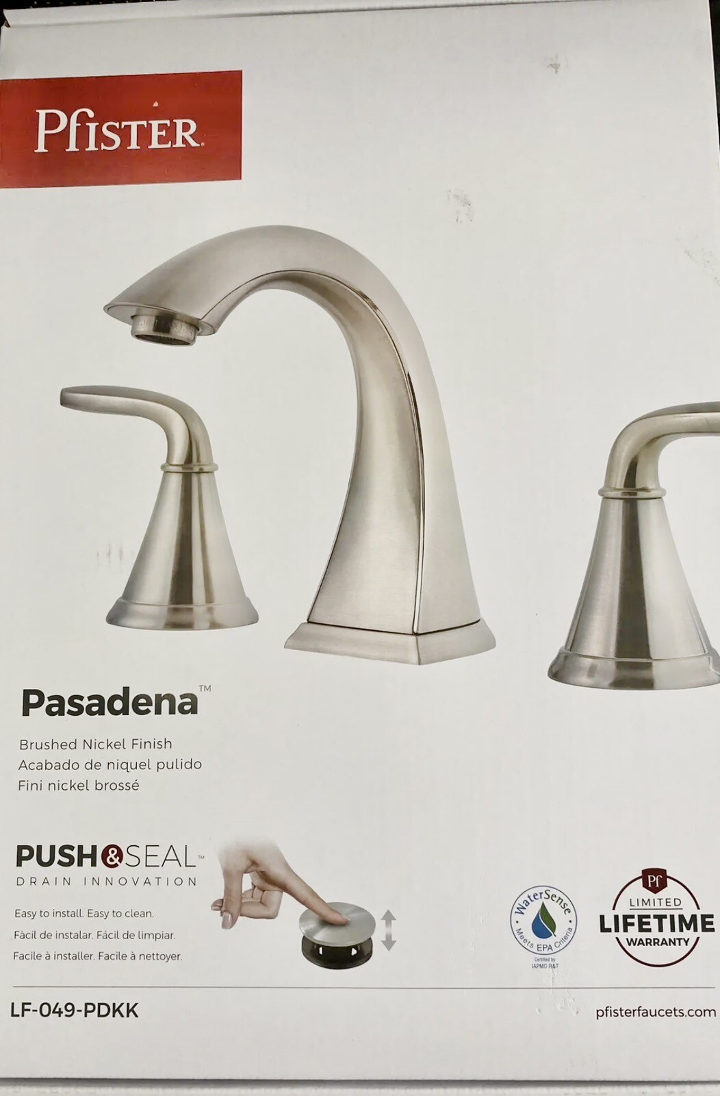 Pfister Pasadena 8 in. Widespread 2Handle Bathroom Faucet in Brushed