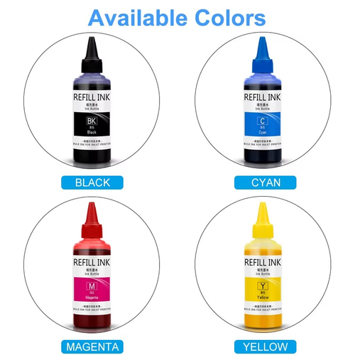 400ml Universal Sublimation Tinte für Epson Inkjet Drucker - T-Shirt & Becher - Afbeelding 2 van 8