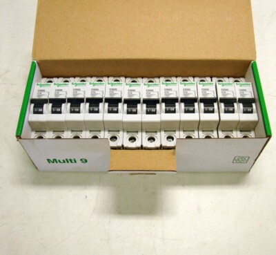 12 x Schneider Electric C60N 1P-C16 No: 23738BB -unused/OVP-