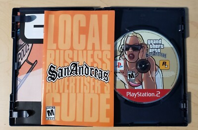 Grand Theft Auto: San Andreas PS2 (PlayStation 2) Complete