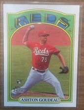 2021 Topps Heritage High Number Baseball Base Rookie #610 Ashton Goudeau RC