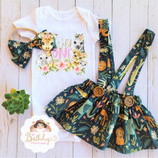 Safari Jungle Wild One Birthday Girl outfit,Safari Birthdays,Jungle Animals
