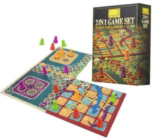 Classic Family Kids Ludo Traditional Board Game Pawns Goti +Dice Fun Play  Set Uk