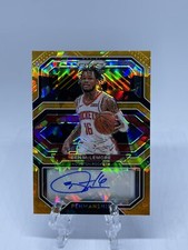 2020-21 Panini Prizm Orange Cracked Ice Penmanship Ben McLemore