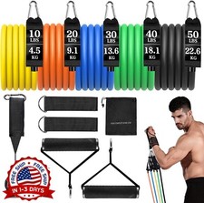 Bandas Elasticas De Resistencia Set Para Ejercicio Entrenamiento Estirar Fitness