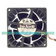 SANYO 9G0848P1H03 8038 48V 0.26A 8cm 4-Wire Ball Cooling Fan